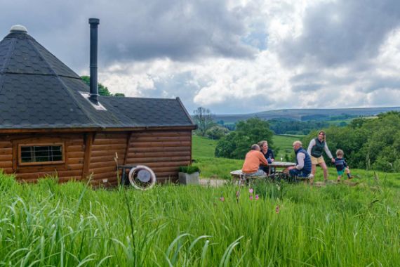 Luxury log cabins in the Yorkshire Dales